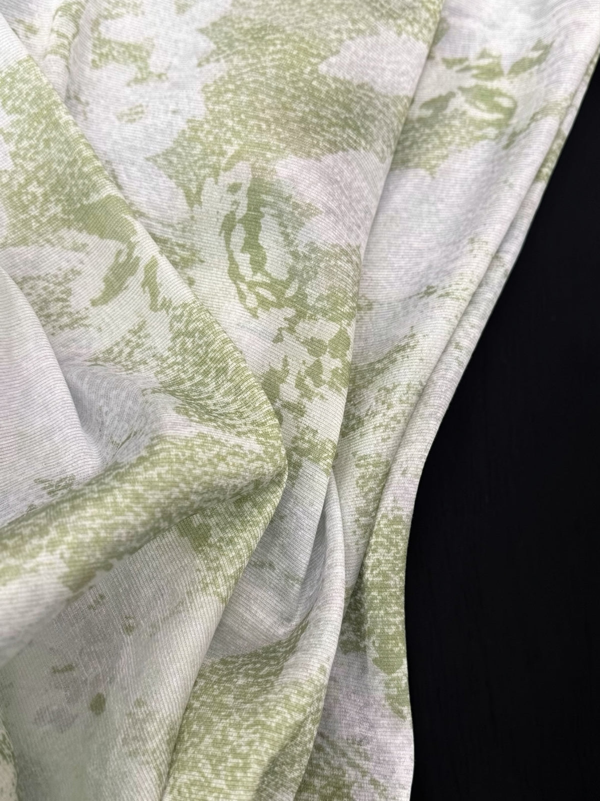 Acetate Stripe - Sage Floral