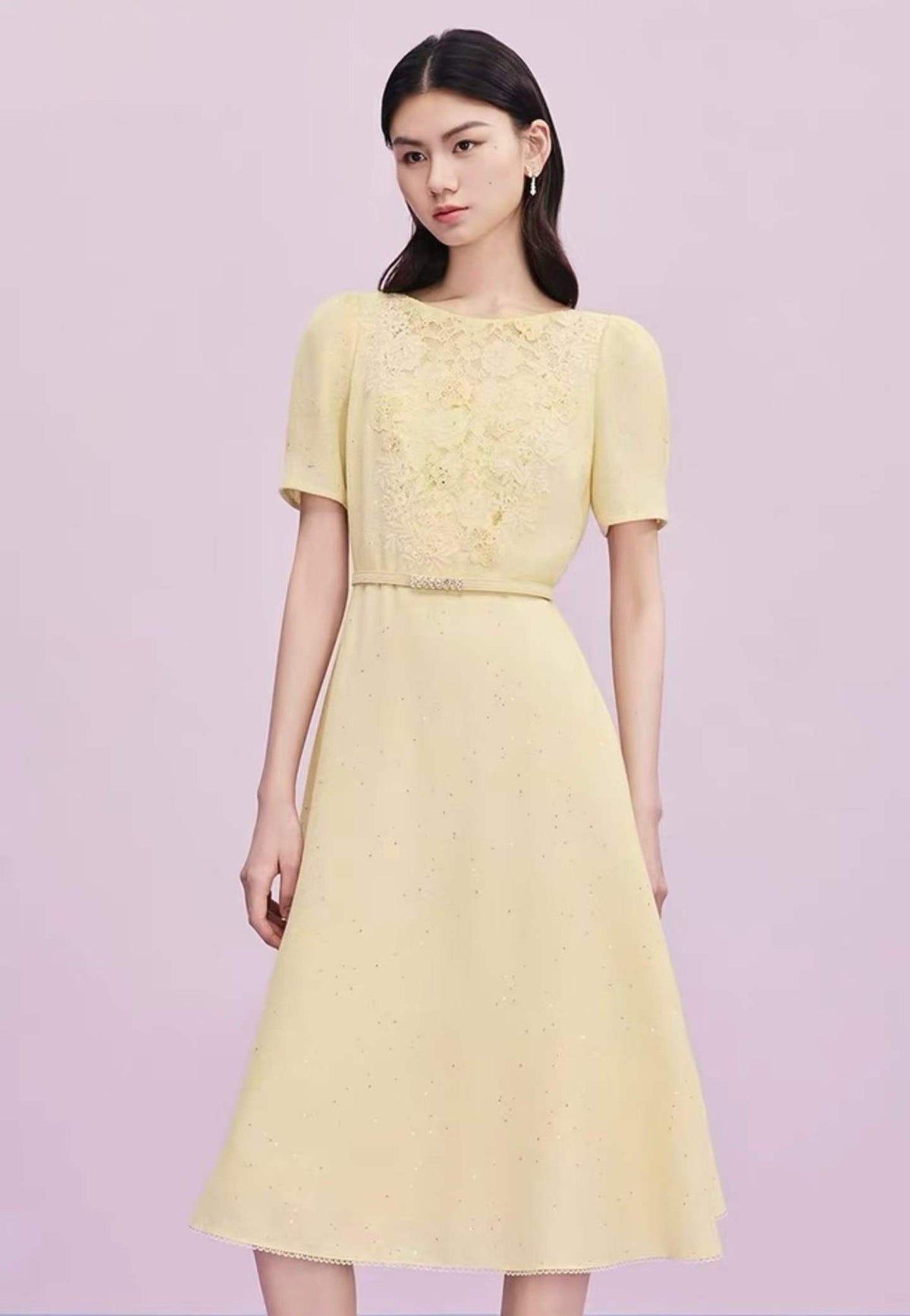 Sequin Fleck Jacquard