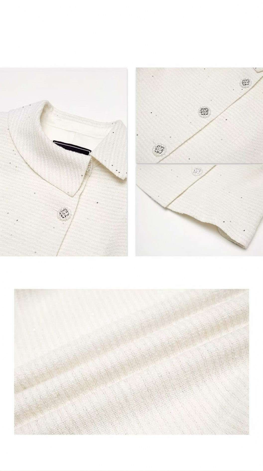 Cotton Fleck Boucle Tweed