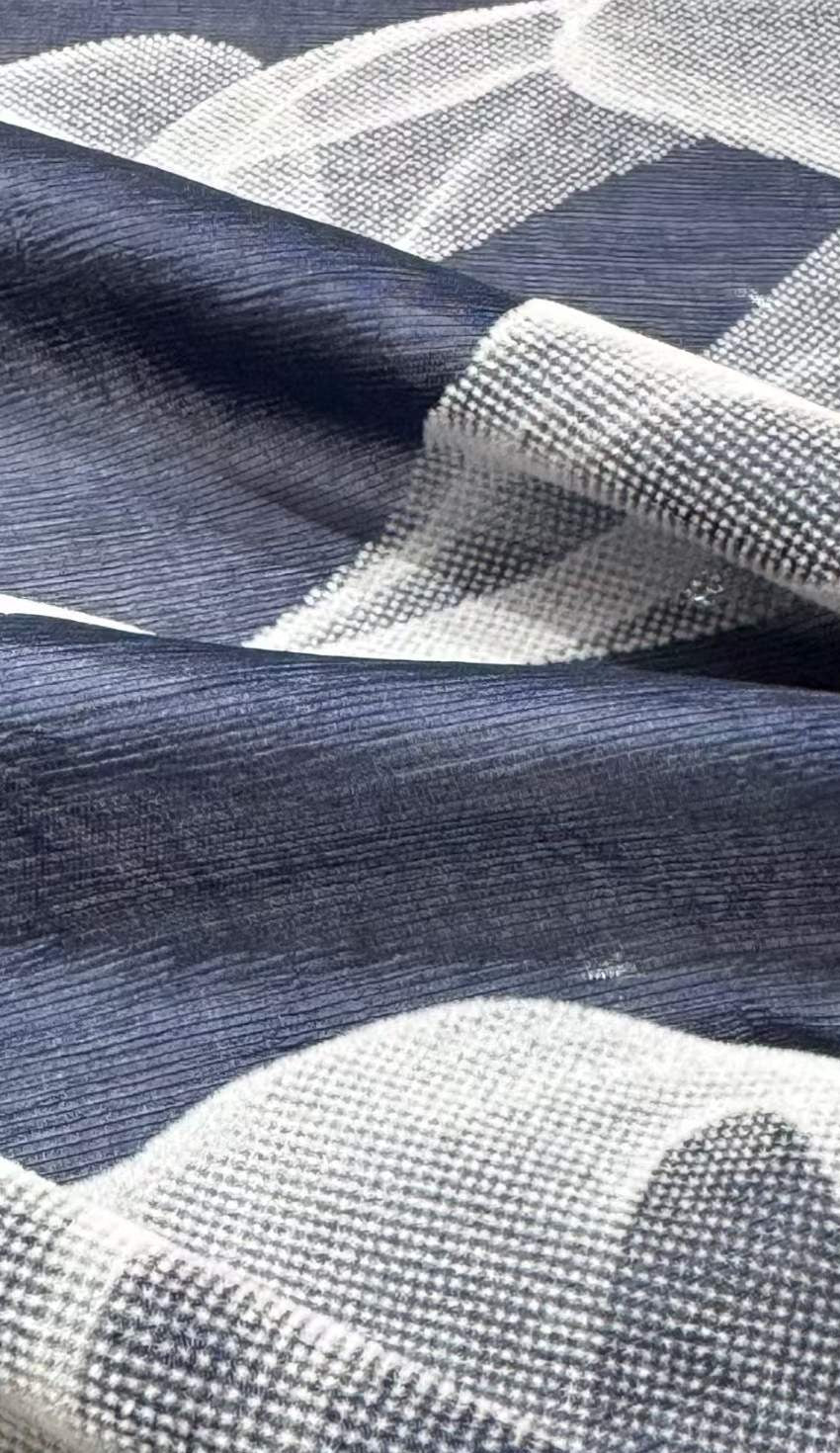 Acetate Flock - Navy Ribbon