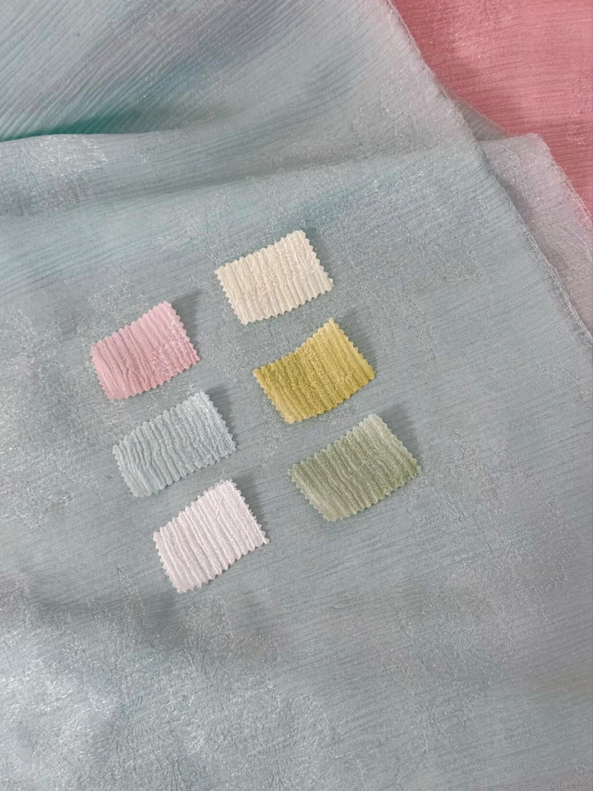 Silk Crinkle Jacquard