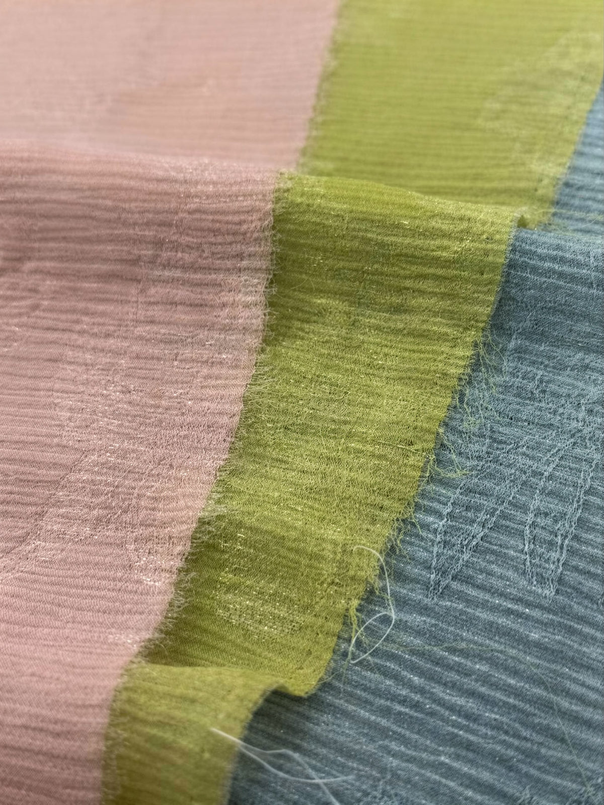 Silk Crinkle Jacquard