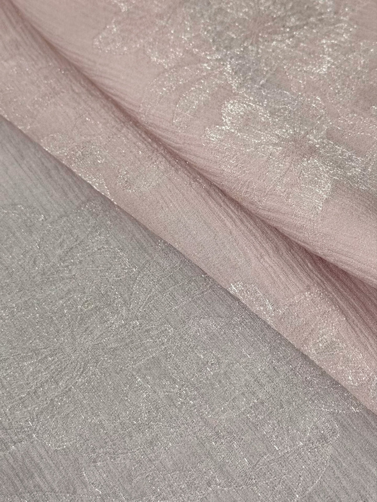 Silk Crinkle Jacquard