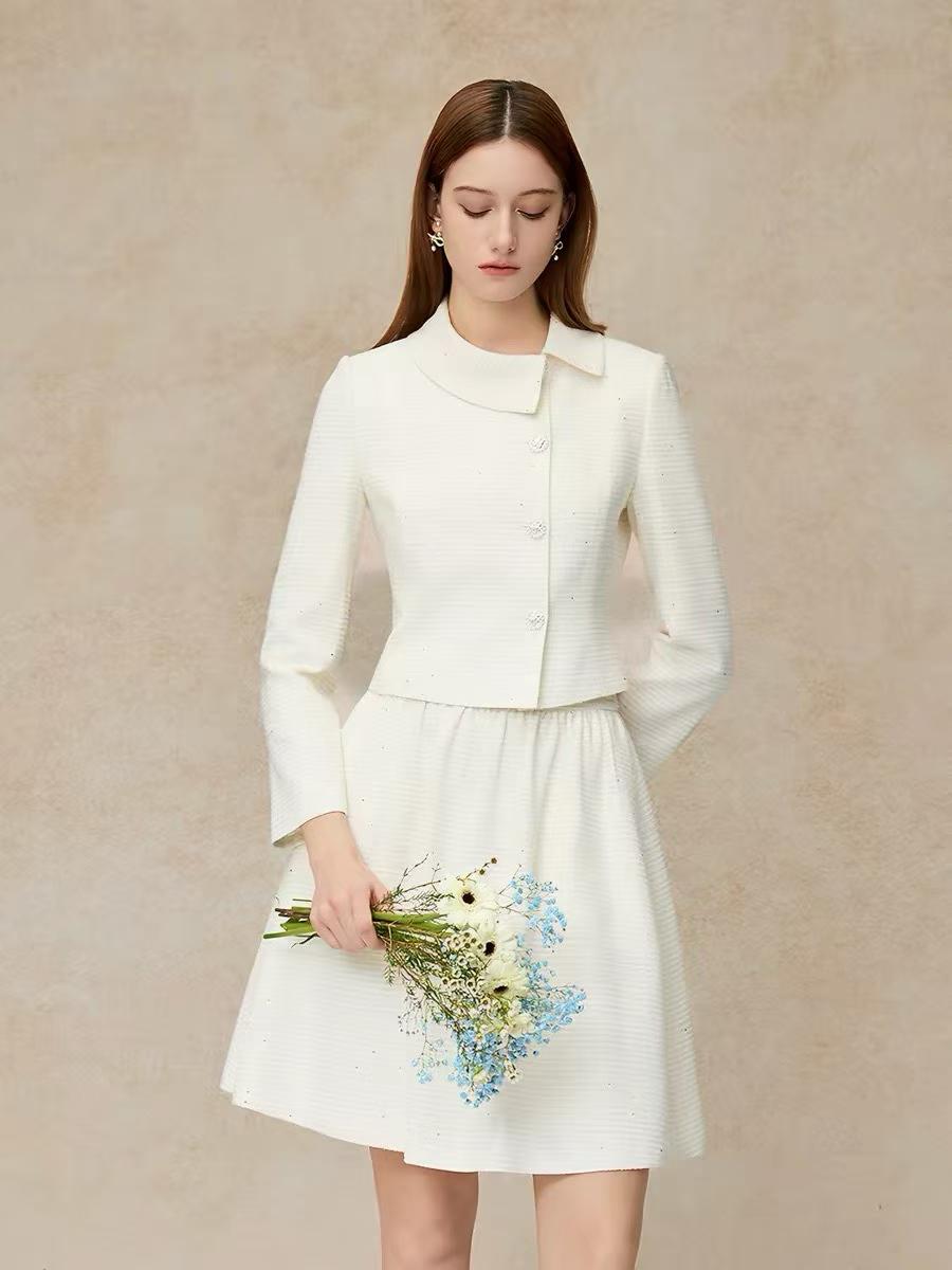 Cotton Fleck Boucle Tweed